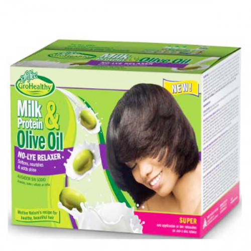 Sofn Free Milk & Olive No-Lye Relaxer Kit - Super Sofn Free Milk & Olive No-Lye Relaxer Kit - Super